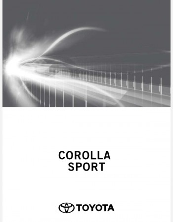 toyota corolla sport 2019-2020 owners manual